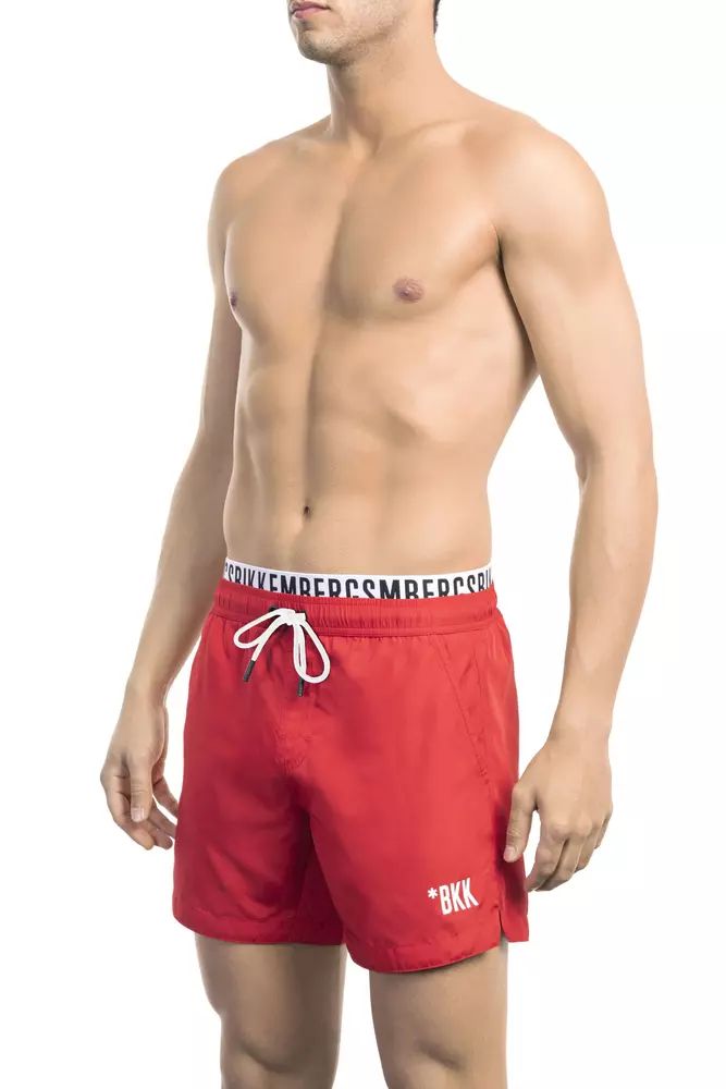 Red Polyester Swimwear - xl