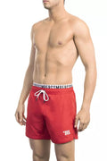Red Polyester Swimwear - xl