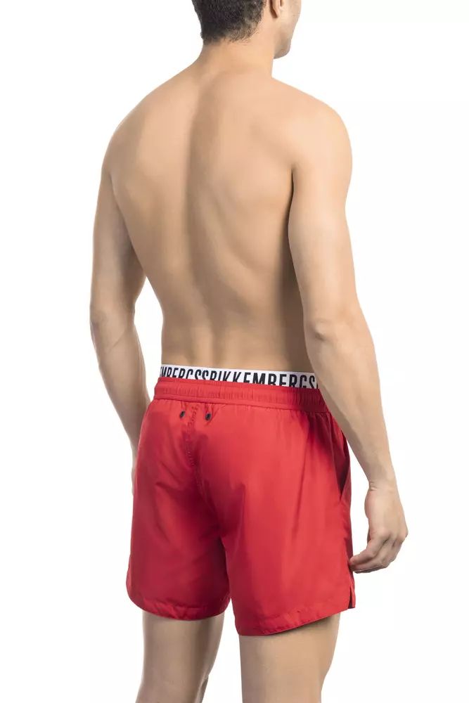 Red Polyester Swimwear - l
