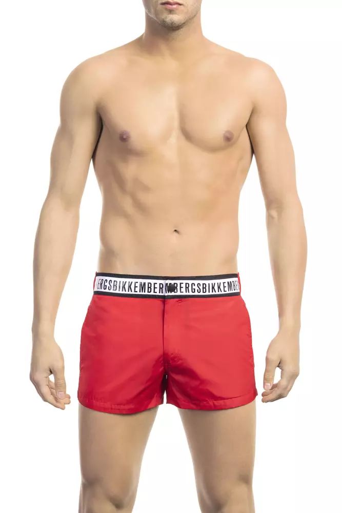 Red Polyamide Swimwear - xxl