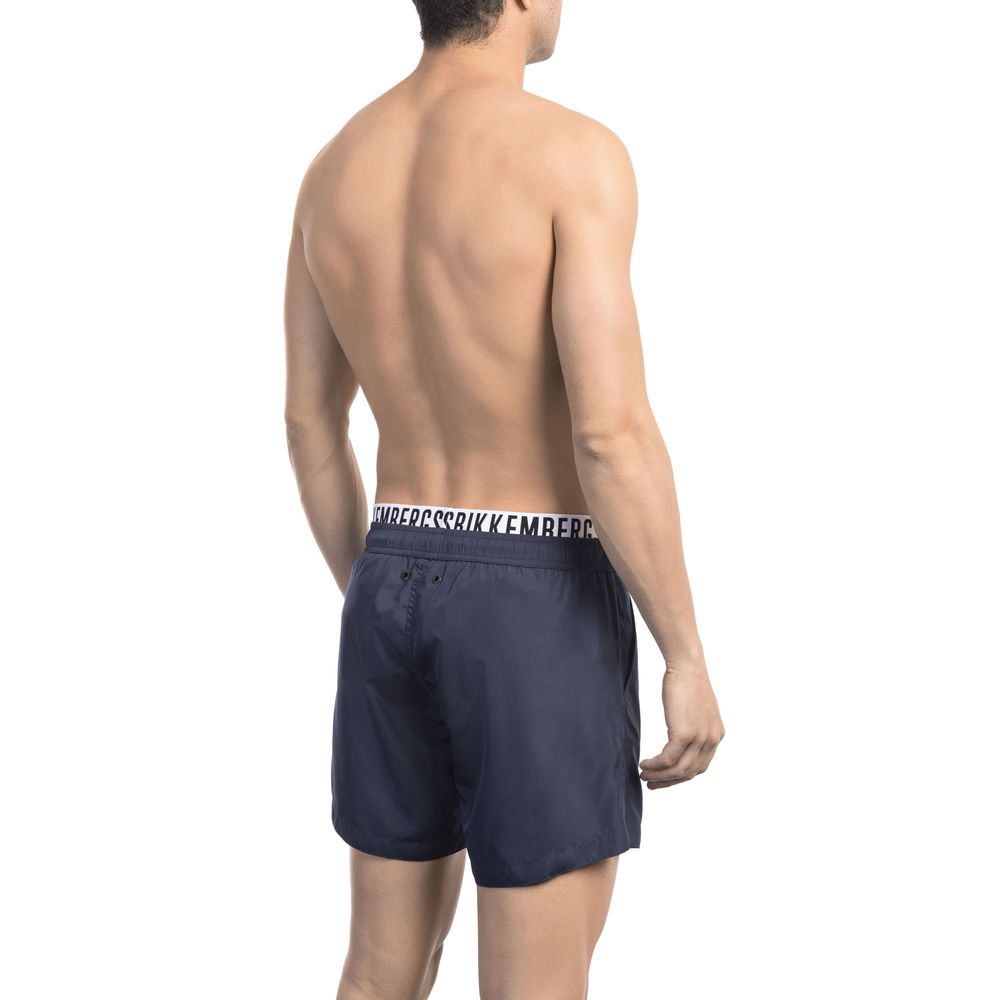 Blue Polyester Swimwear - xxl