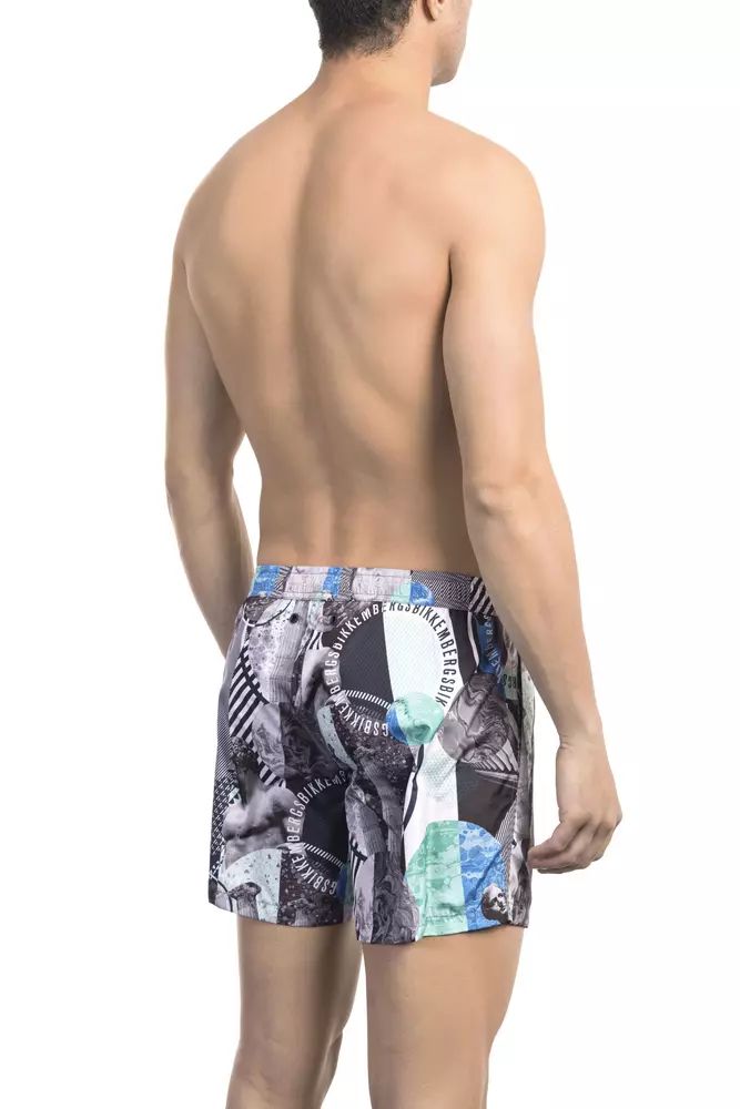 Multicolor Polyester Swimwear - xl