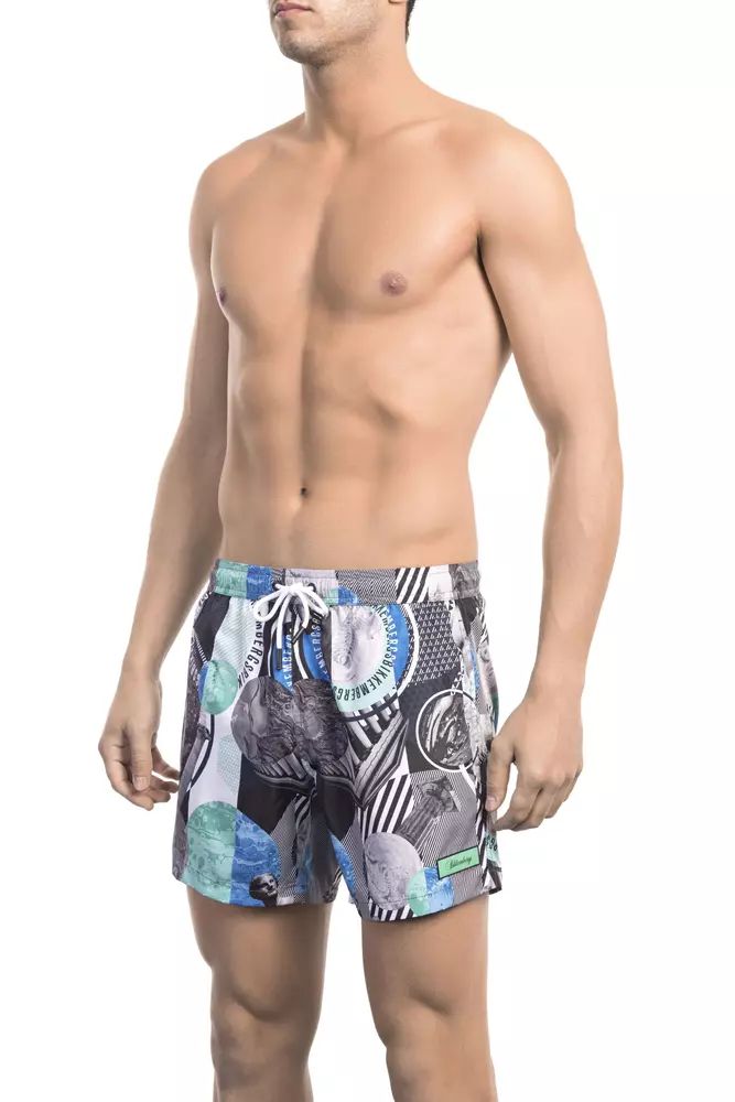 Multicolor Polyester Swimwear - l