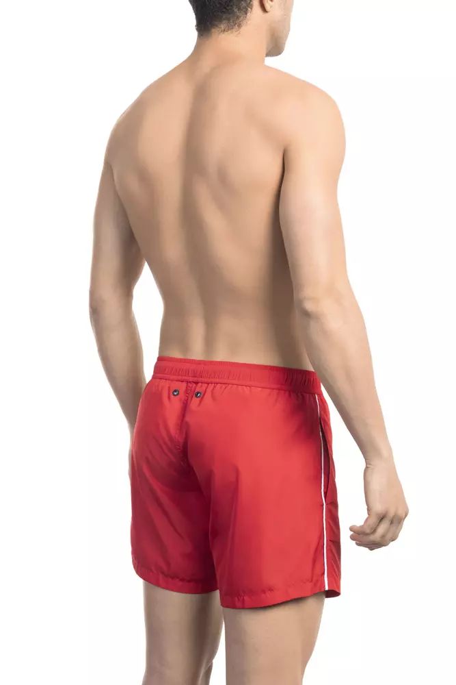 Red Polyester Swimwear - xl