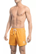 Orange Polyester Swimwear - s