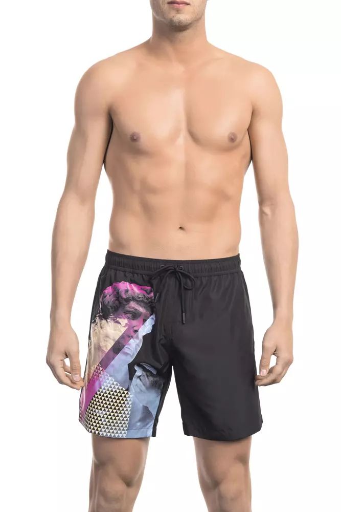 Black Polyester Swimwear - xl