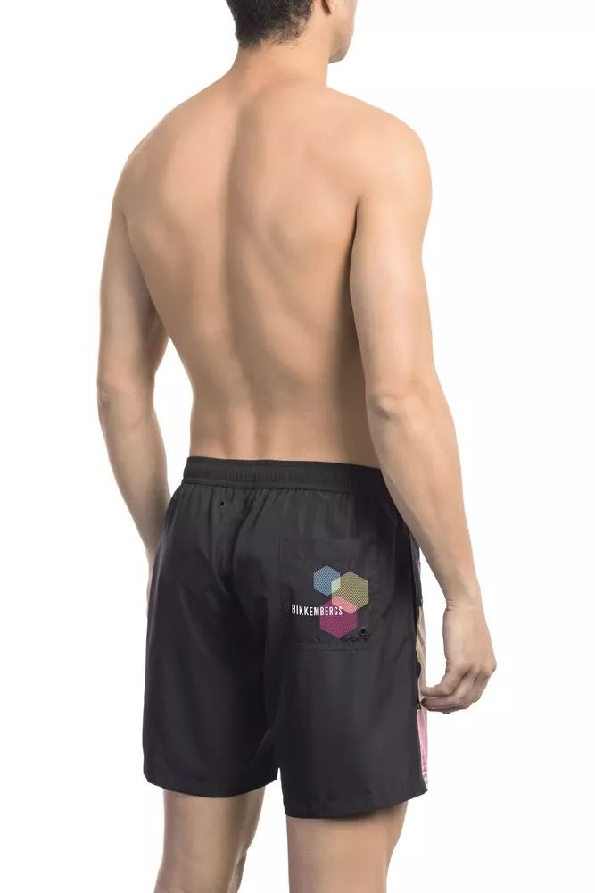 Black Polyester Swimwear - xxl