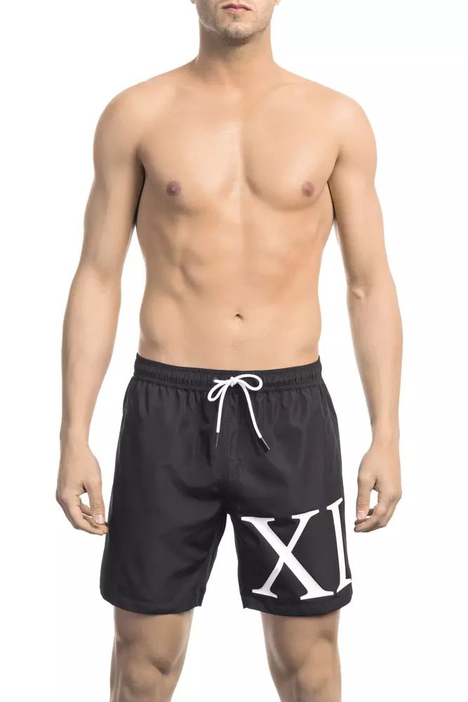 Black Polyester Swimwear - xxl