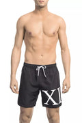 Black Polyester Swimwear - m