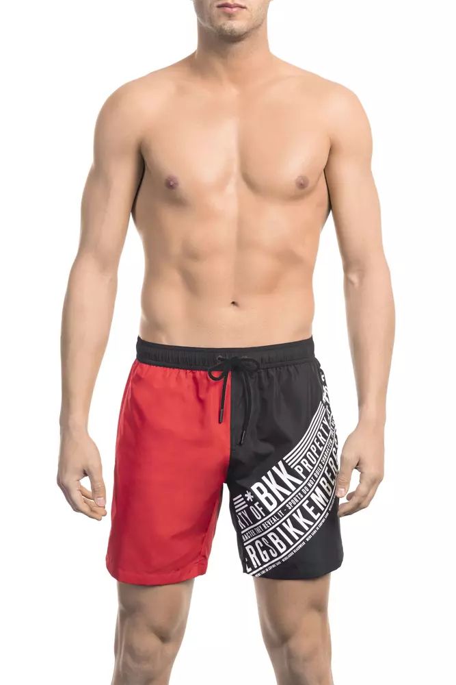 Red Polyester Swimwear - l