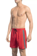 Red Polyester Swimwear - l