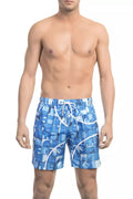 Light Blue Polyester Swimwear - s