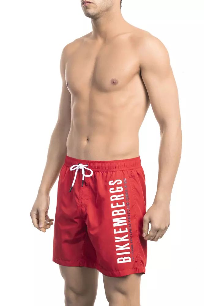 Red Polyester Swimwear - l