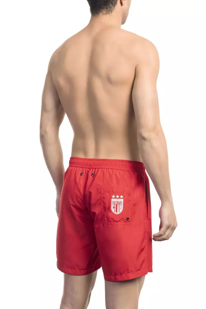Red Polyester Swimwear - l
