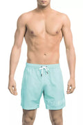 Light Blue Polyester Swimwear - m