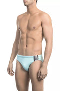 Light Blue Polyamide Swimwear - xl