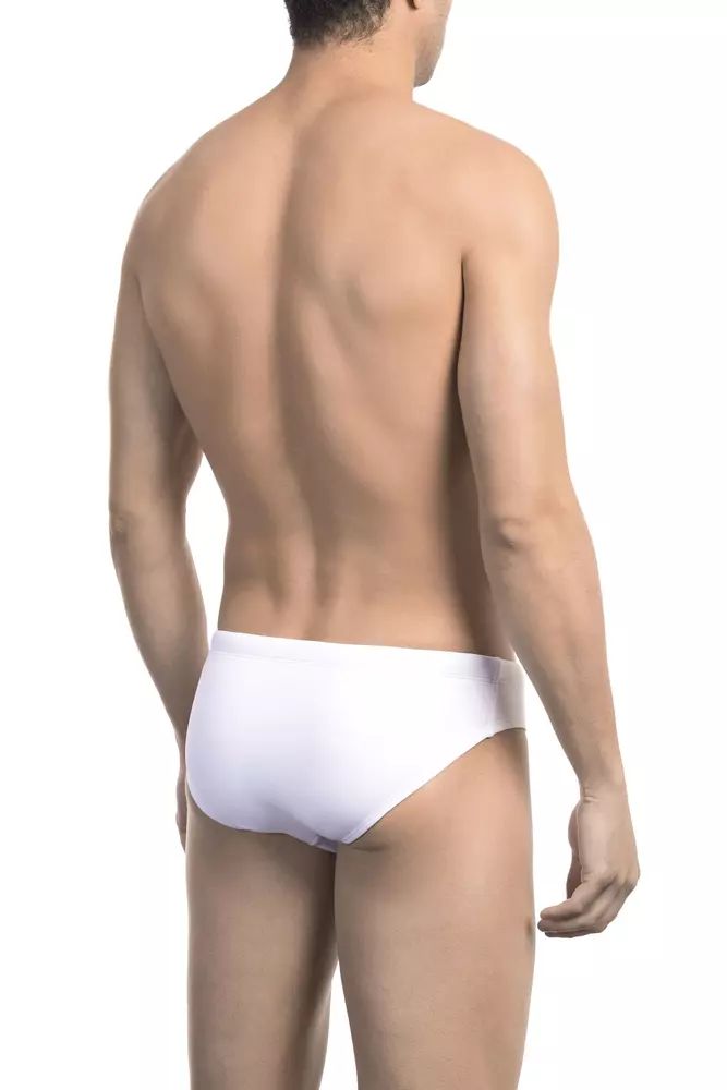 White Polyamide Swimwear - xl