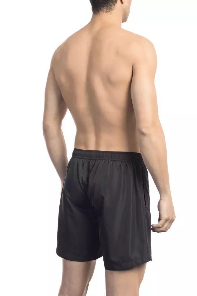 Black Polyester Swimwear - m