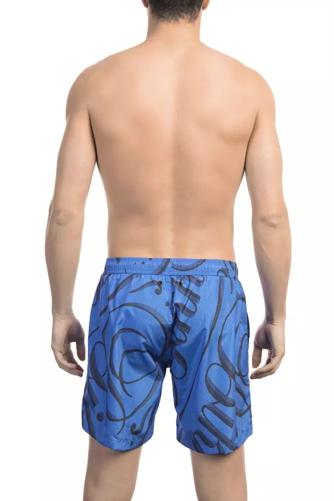 Blue Polyester Swimwear - xxl