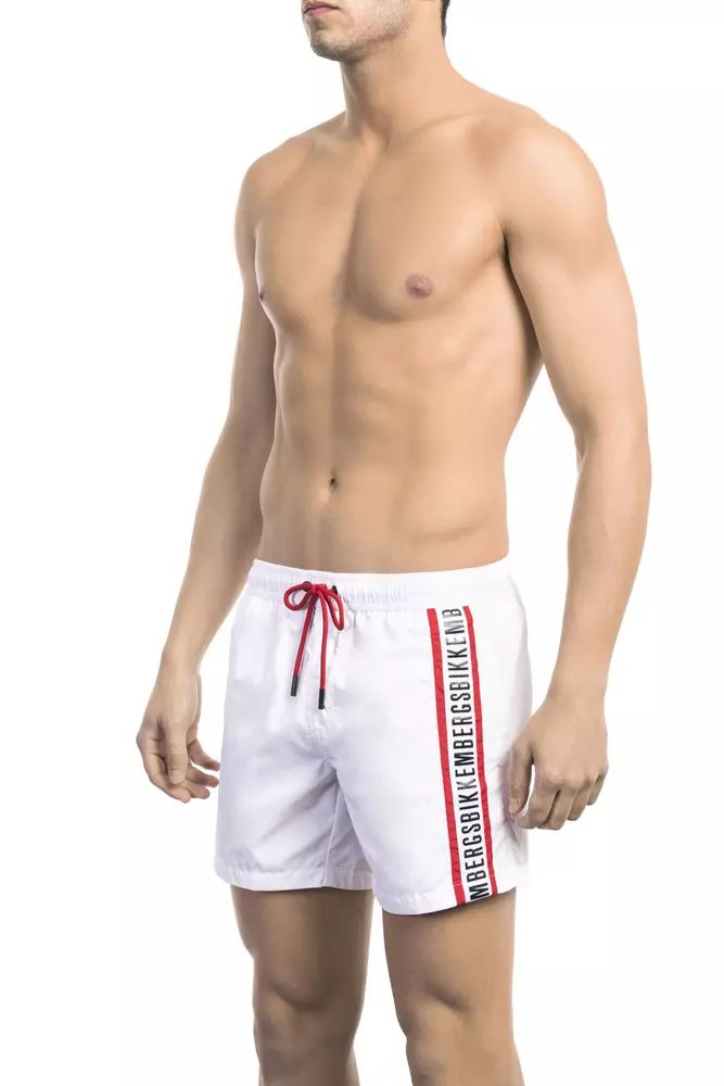 White Polyamide Swimwear - m