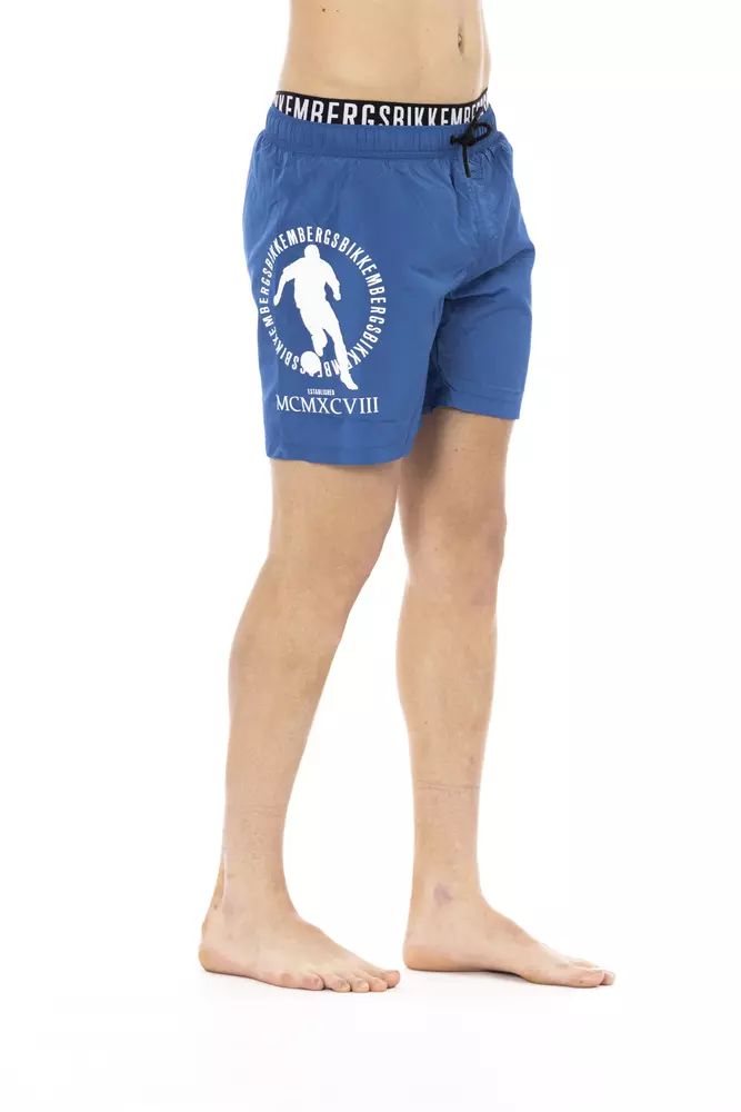 Blue Polyester Swimwear - xxl