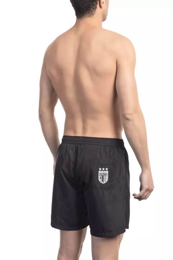 Black Polyester Swimwear - xl