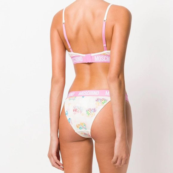 White My Little Pony Bra Briefs Set Two Piece Bikini - it38-xs
