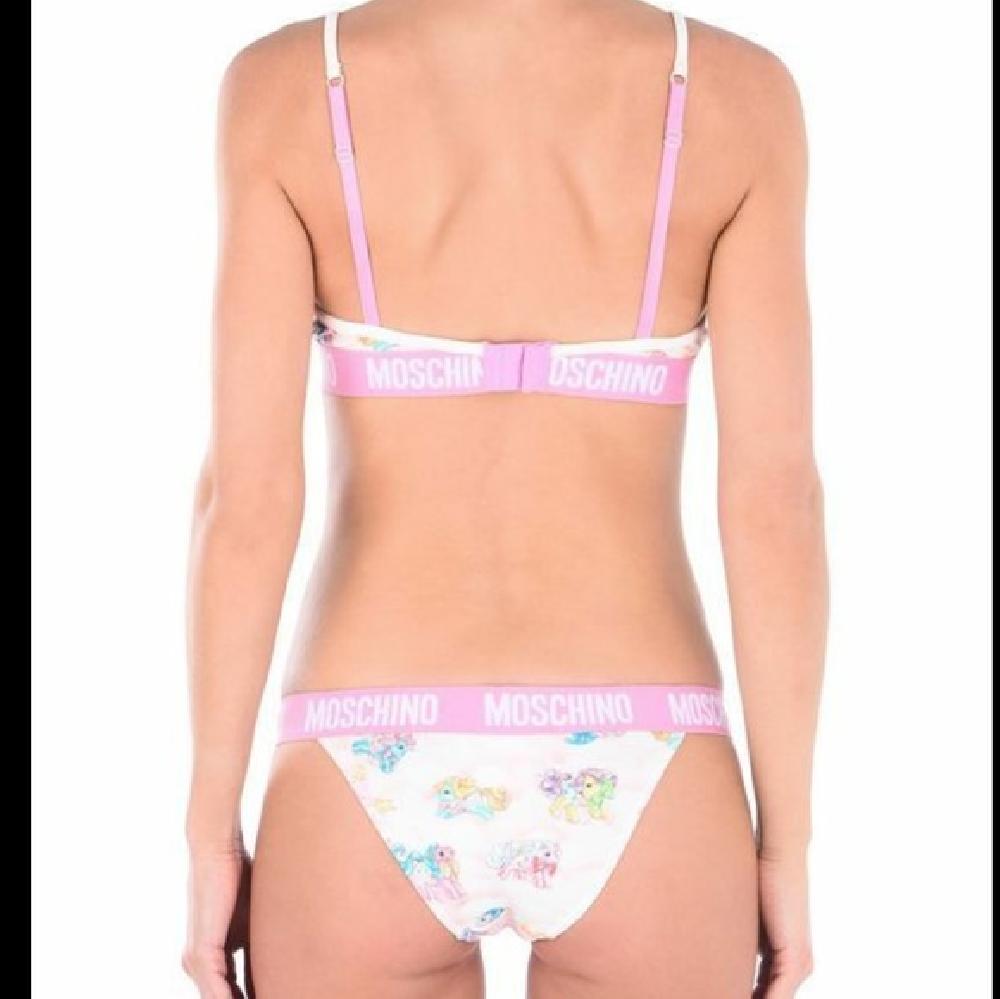 White My Little Pony Bra Briefs Set Two Piece Bikini - it38-xs