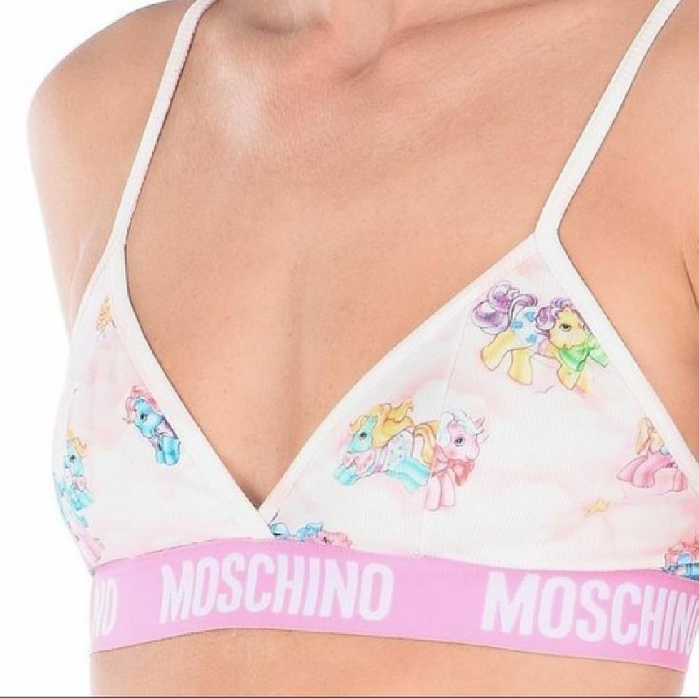 White My Little Pony Bra Briefs Set Two Piece Bikini - it38-xs