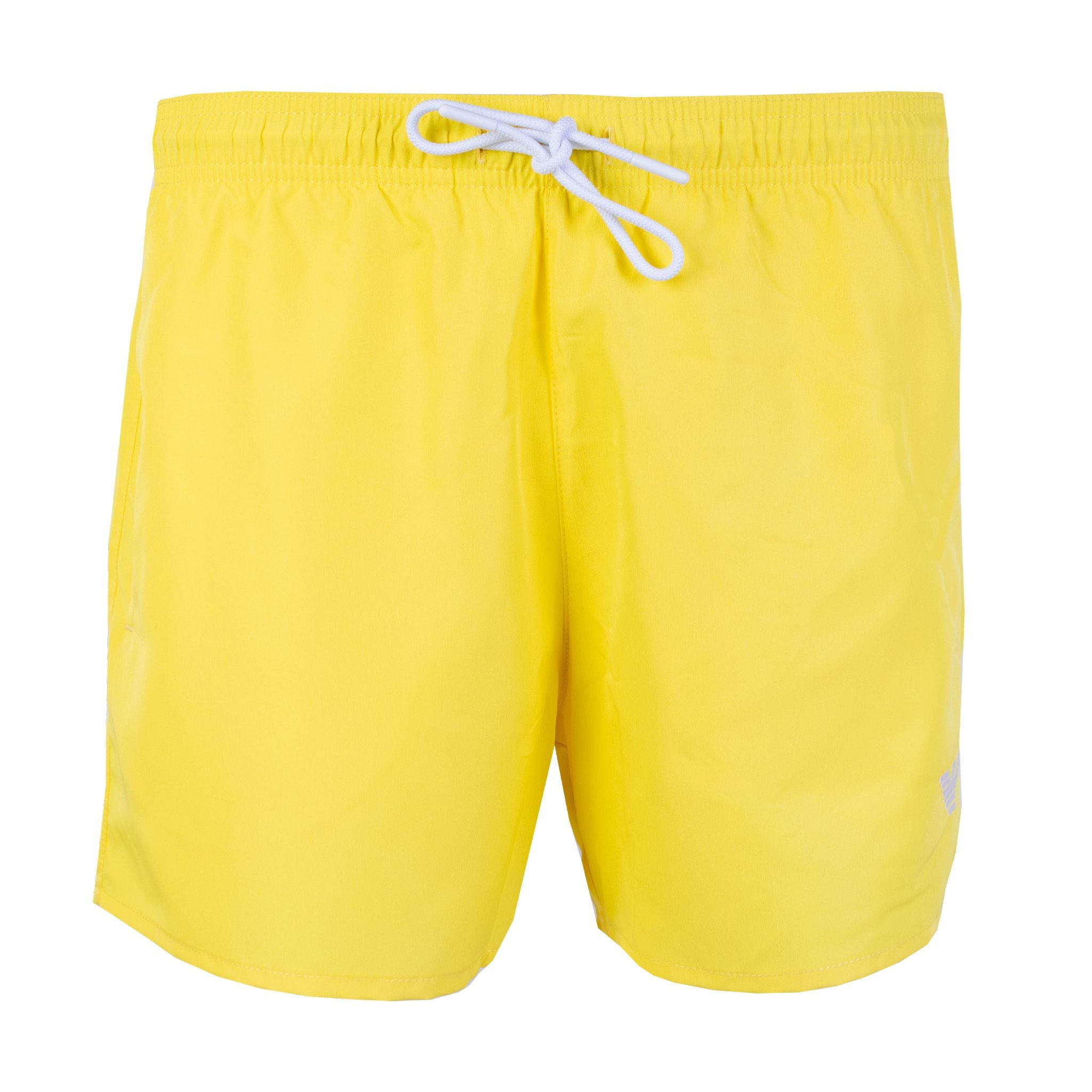 Yellow Swim Shorts Logo Details - it48-m