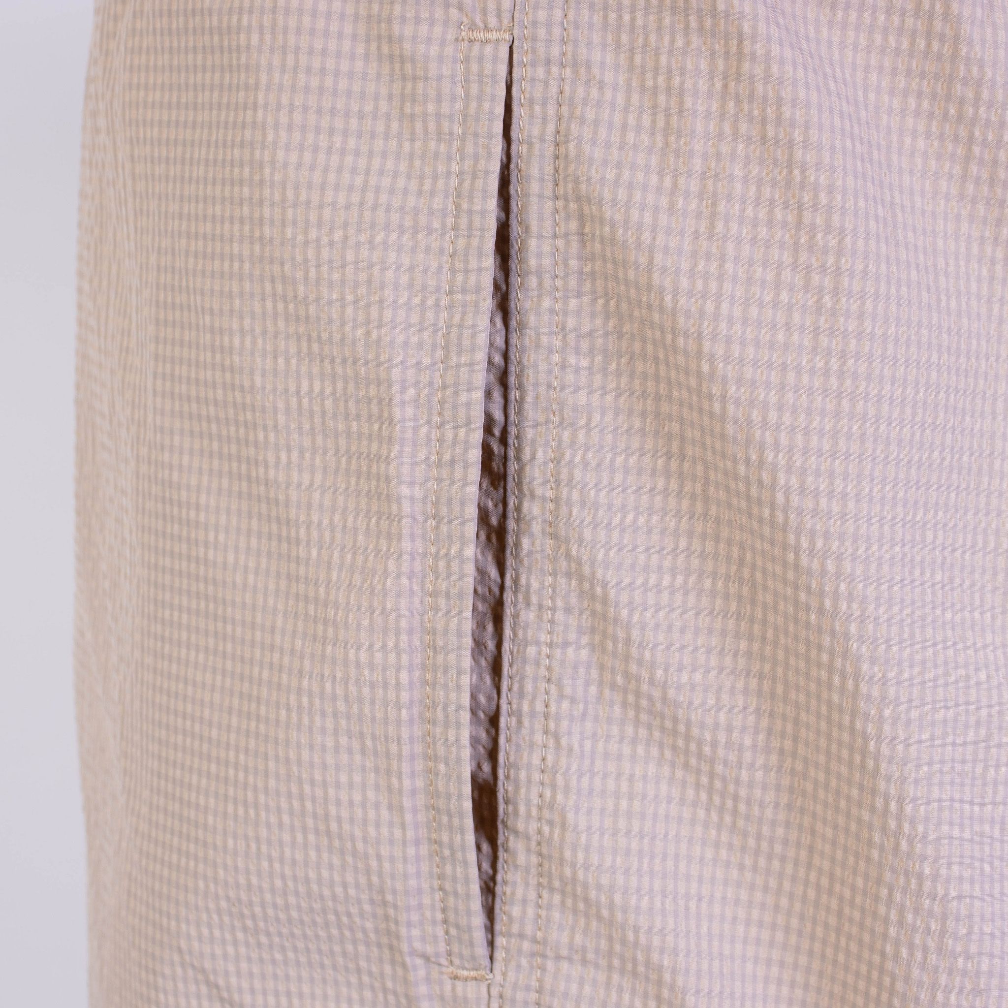 Beige Swim Shorts Logo Details - it48-m