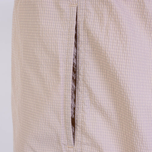 Beige Swim Shorts Logo Details - it48-m
