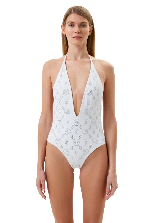 White Polyamide Swimwear - xs
