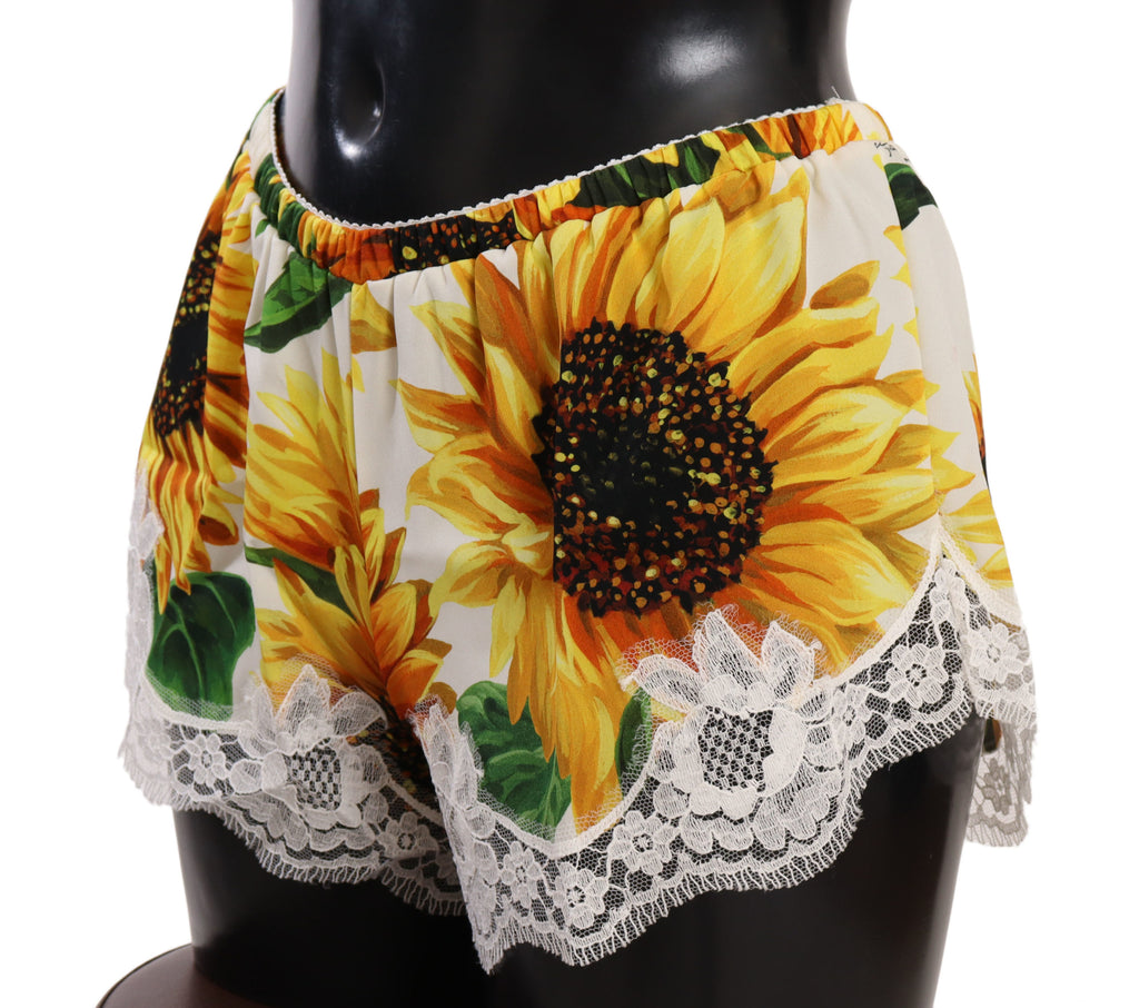 White Sunflower Lace Lingerie Underwear - it5-xl