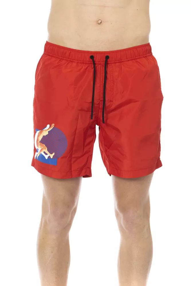 Red Polyester Swimwear - xxl