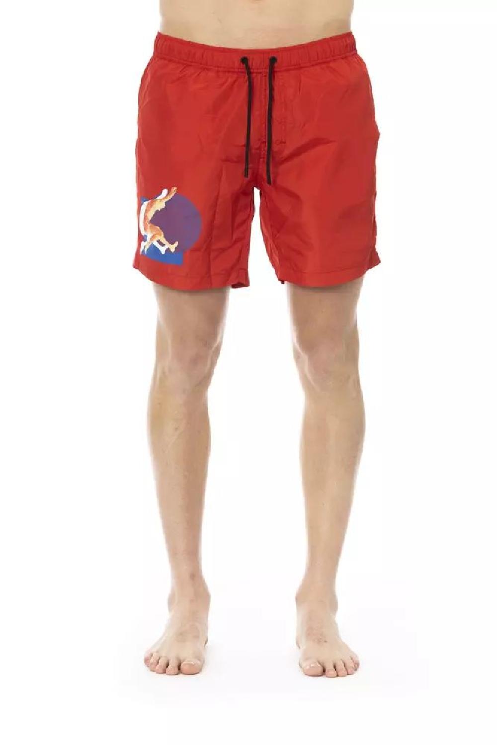 Red Polyester Swimwear - xl
