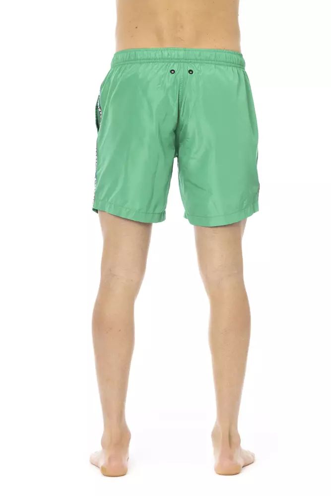 Green Polyester Swimwear - l