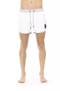 White Polyester Swimwear - s