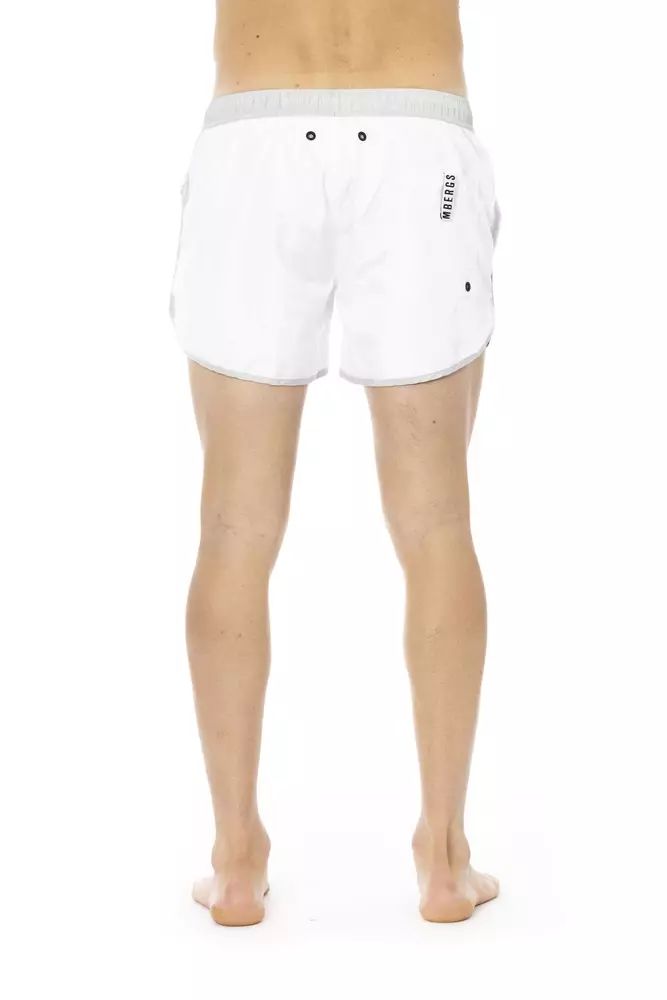 White Polyester Swimwear - xxl