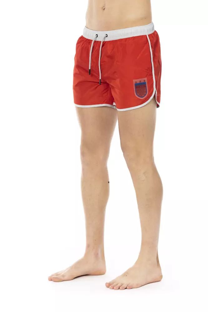 Red Polyester Swimwear - l