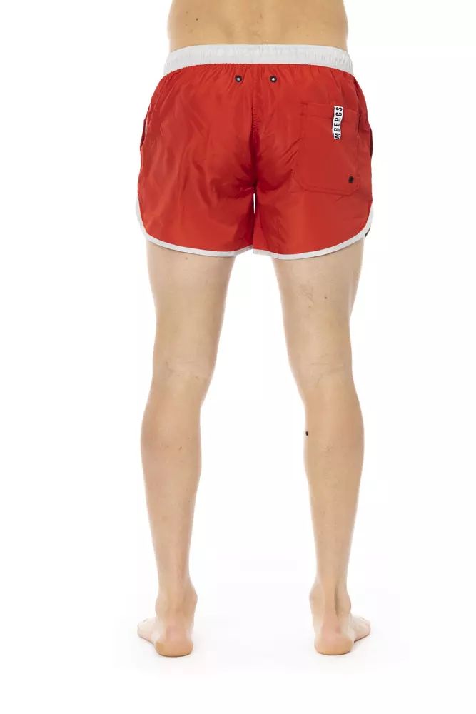 Red Polyester Swimwear - l