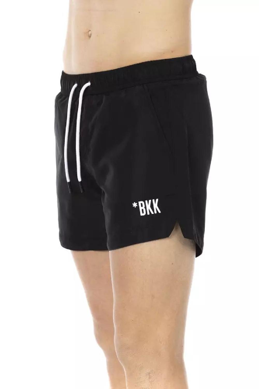 Black Polyester Swimwear - s