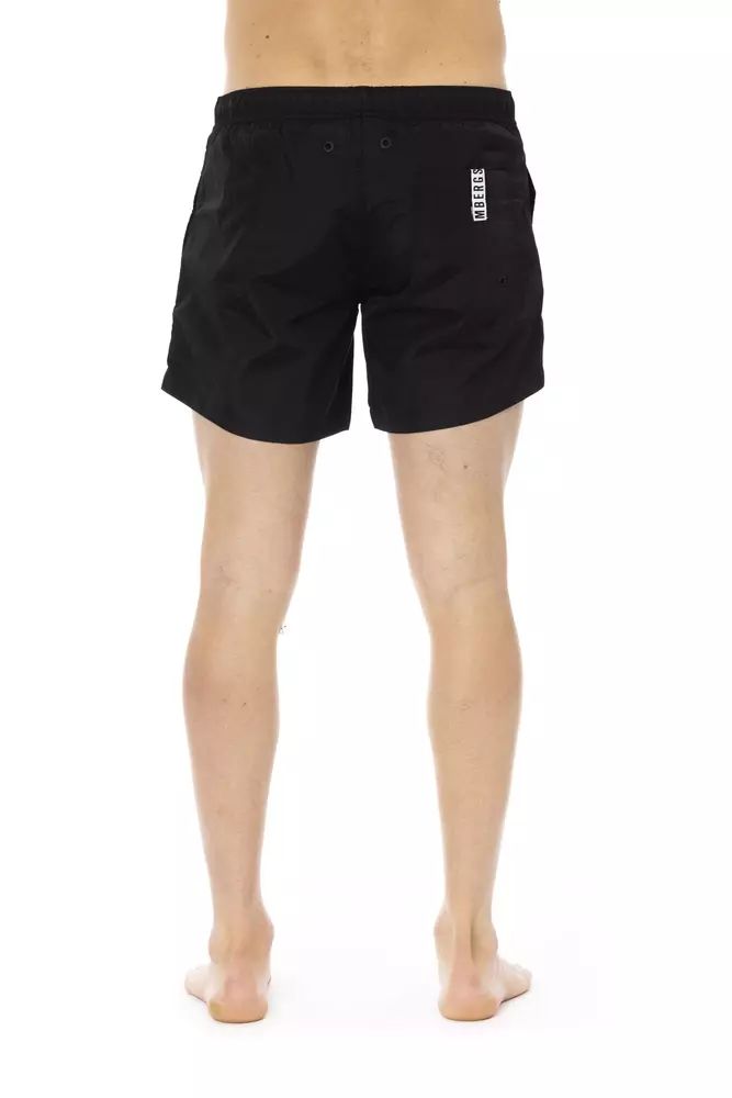 Black Polyamide Swimwear - l