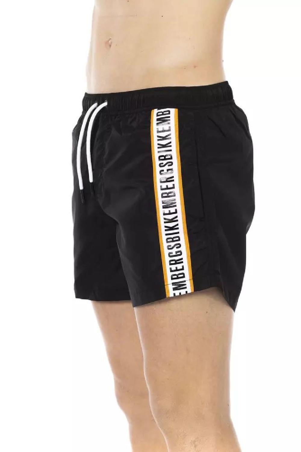 Black Polyamide Swimwear - l