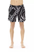 Black Polyester Swimwear - xl