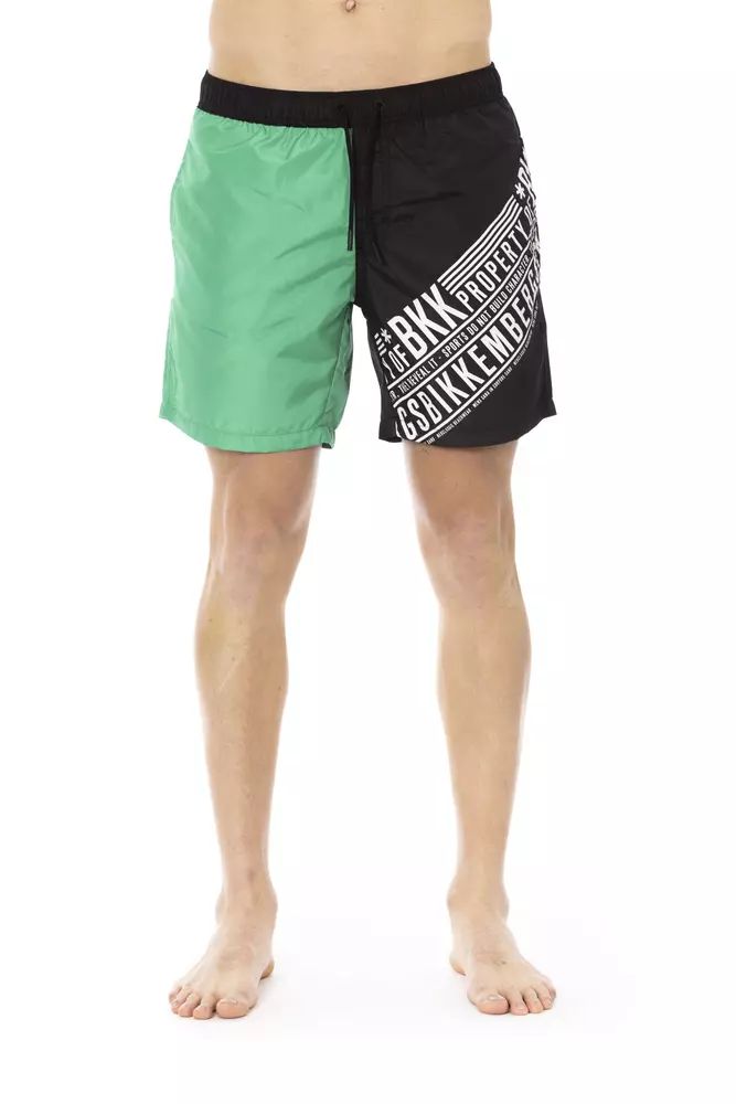 Green Polyester Swimwear - s