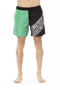 Green Polyester Swimwear - m