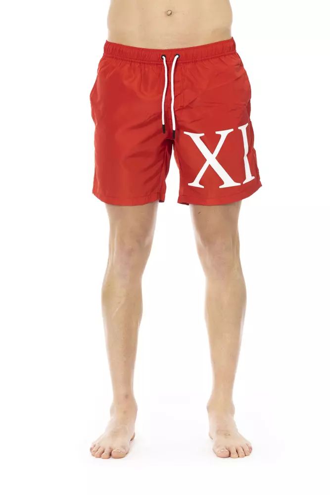 Red Polyester Swimwear - l