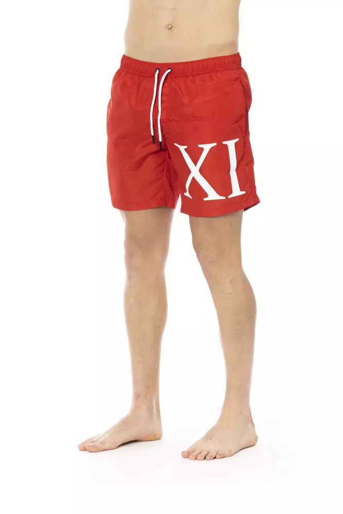 Red Polyester Swimwear - l