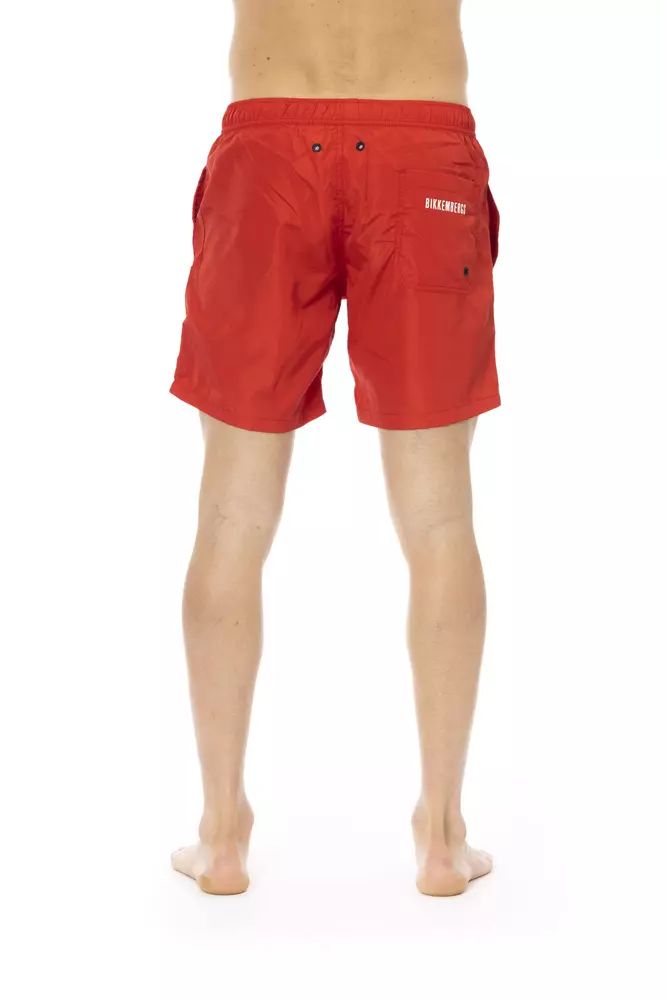 Red Polyester Swimwear - l